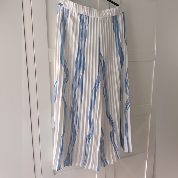 New! Jhoan Sebastian Grey Pleated wide Pants 1X - Picture 1 of 16